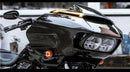 Harley Road Glide Windshield Trim DRL/Turn Signal Lights - Backyard Air Suspension & Innovations, LLC.