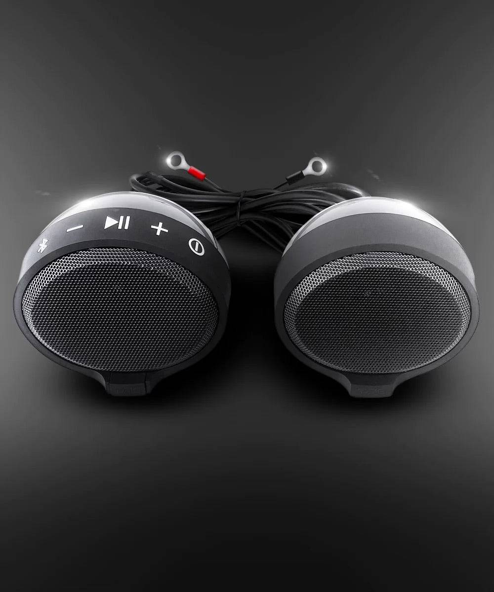 Amplified Handlebar Mount Speakers Amplified Handlebar Mount Speakers