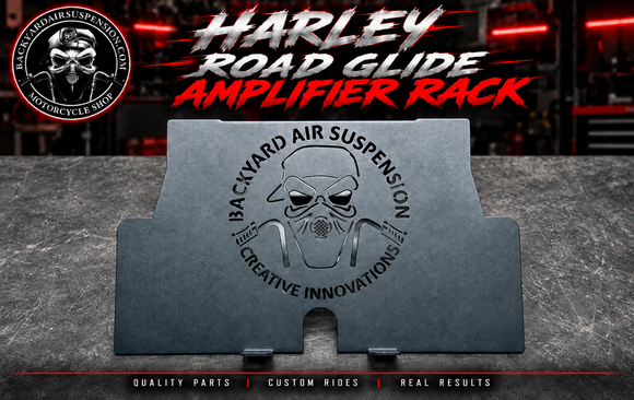 Harley Road Glide Amplifier Rack