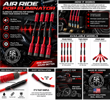 Harley Air Ride Pop Eliminator