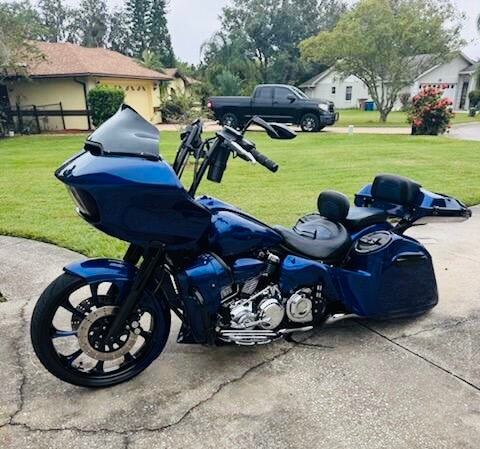 Yamaha Stratoliner Road Glide Adapter Bracket - Backyard Air Suspension & Innovations, LLC.