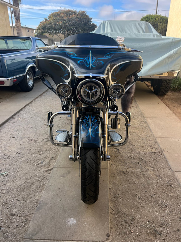 Harley Adjustable Manual Center Stand - Backyard Air Suspension & Innovations, LLC.