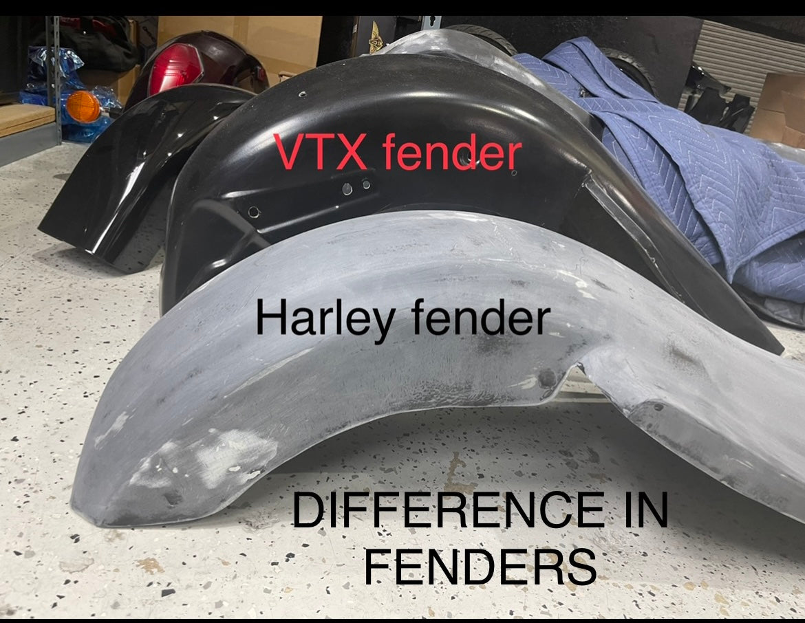 Honda VTX 1800 4" Bagger Kit - Backyard Air Suspension & Innovations, LLC.