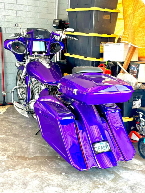 Honda VTX 1800 Razor Tour Pack - Backyard Air Suspension & Innovations, LLC.