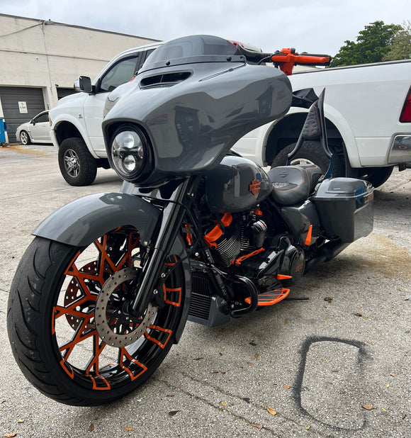 Harley 09-Present Manual Center Stand - Backyard Air Suspension & Innovations, LLC.