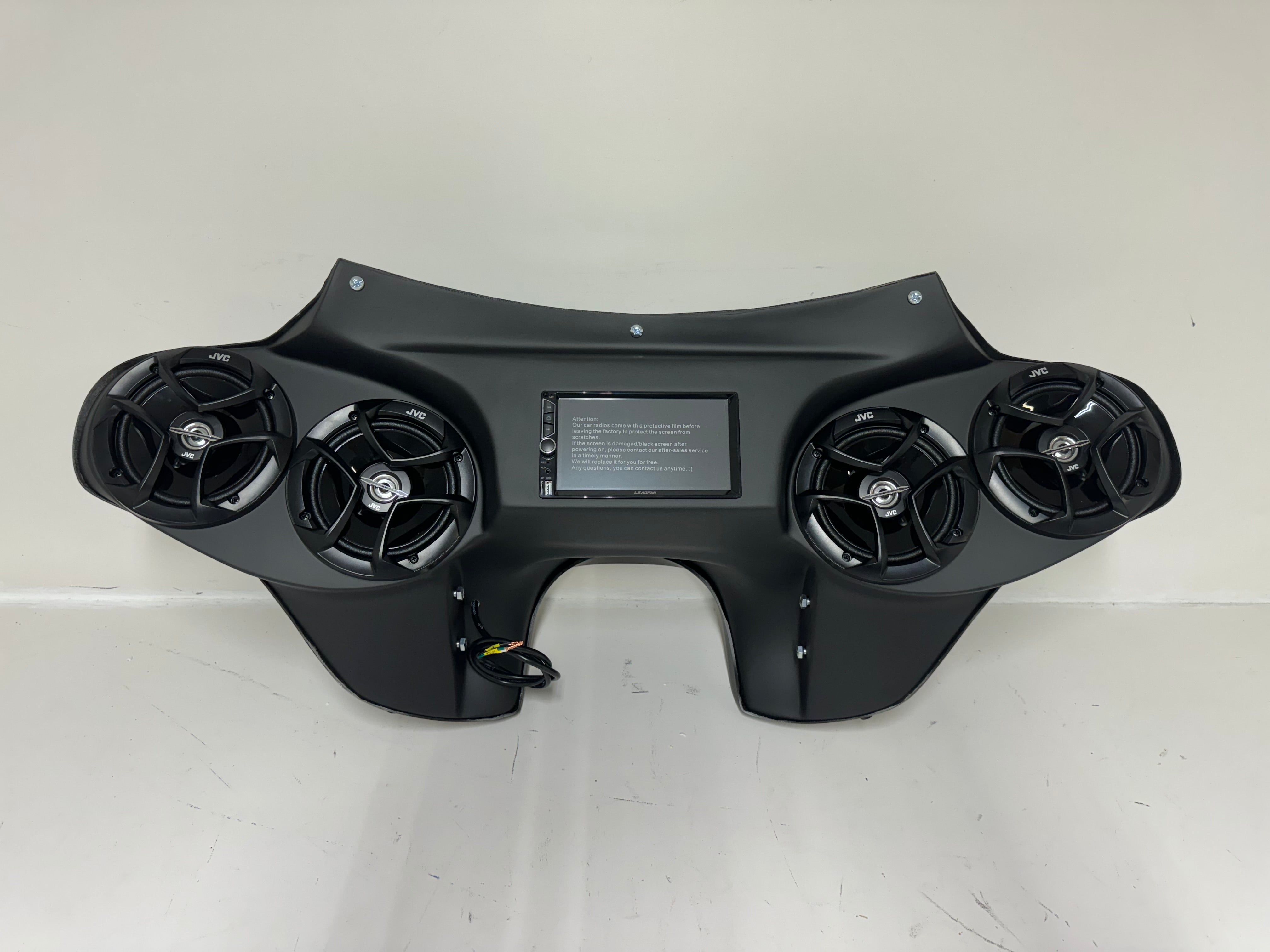 Honda VTX 1300 Double Din Radio Batwing Fairing