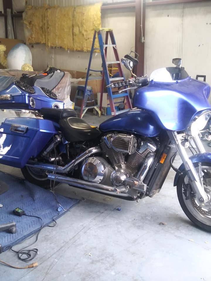 Honda VTX 1800 Fairing with Cutouts