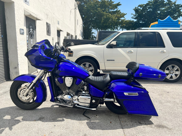 Honda VTX 1800 Road Glide Fairing Adapter Bracket - Backyard Air Suspension & Innovations, LLC.