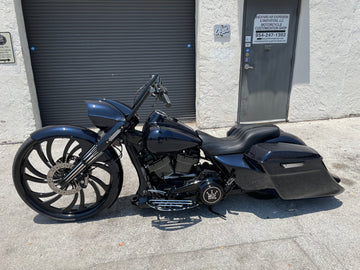 Harley 09-Present Manual Center Stand - Backyard Air Suspension & Innovations, LLC.