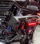 Harley Road Glide Windshield Trim DRL/Turn Signal Lights - Backyard Air Suspension & Innovations, LLC.