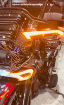 Harley Road Glide Windshield Trim DRL/Turn Signal Lights - Backyard Air Suspension & Innovations, LLC.