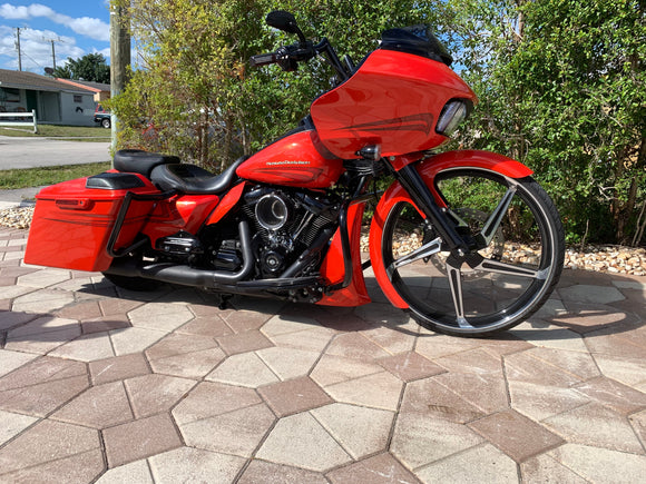 Harley 09-Present Manual Center Stand - Backyard Air Suspension & Innovations, LLC.