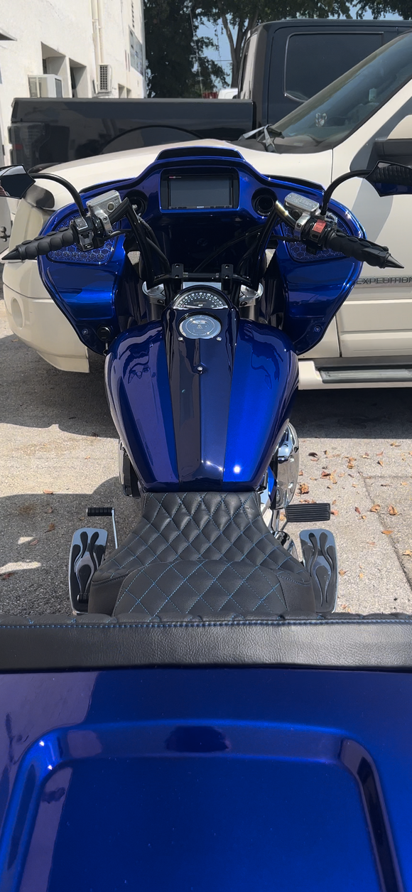 Honda VTX 1800 Handlebars - Backyard Air Suspension & Innovations, LLC.