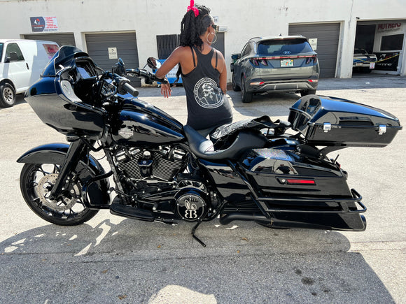 Harley 09-Present Manual Center Stand - Backyard Air Suspension & Innovations, LLC.