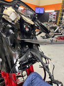 Harley Road Glide Amp Rack - Backyard Air Suspension & Innovations, LLC.