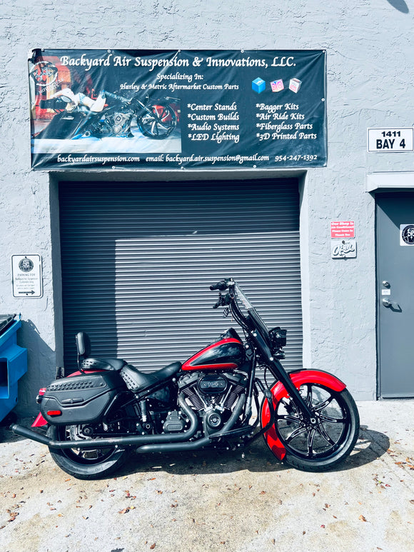 Honda VTX 1800 Front Killer 8 Wheel - Backyard Air Suspension & Innovations, LLC.