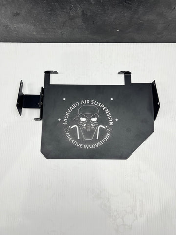 Harley Street Glide Amp Rack - Backyard Air Suspension & Innovations, LLC.