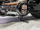 Harley 09-Present Manual Center Stand - Backyard Air Suspension & Innovations, LLC.