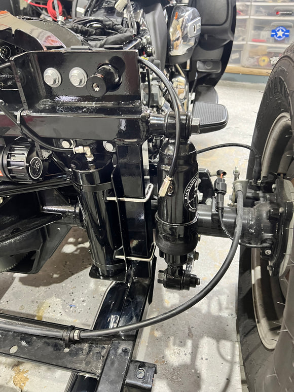 Harley Trike Rear Fast Up Air Ride Kit - Backyard Air Suspension & Innovations, LLC.