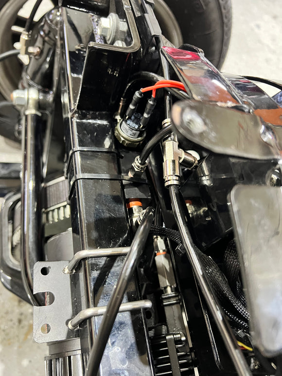 Harley Trike Rear Fast Up Air Ride Kit - Backyard Air Suspension & Innovations, LLC.