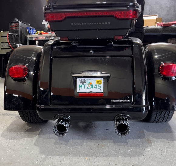 Harley Trike Rear Fast Up Air Ride Kit - Backyard Air Suspension & Innovations, LLC.