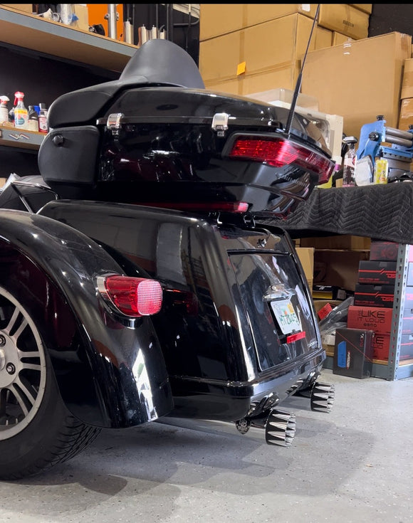 Harley Trike Rear Fast Up Air Ride Kit - Backyard Air Suspension & Innovations, LLC.