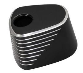 Black Ignition Switch Cover for Harley 2014-2016 - Backyard Air Suspension & Innovations, LLC.