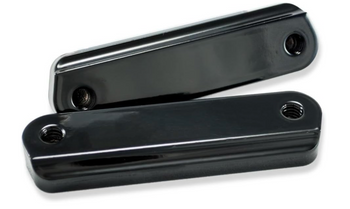 Black Front Fender Adapter for 21" for Harley 2014+ - Backyard Air Suspension & Innovations, LLC.