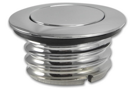 Chrome Gas Cap For Harley Touring - Backyard Air Suspension & Innovations, LLC.