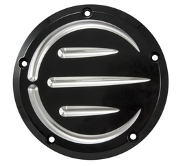 Harley Black Contrast Cut Derby Cover - Backyard Air Suspension & Innovations, LLC.