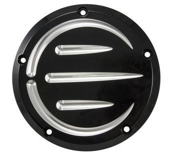 Harley Black Contrast Cut Derby Cover - Backyard Air Suspension & Innovations, LLC.
