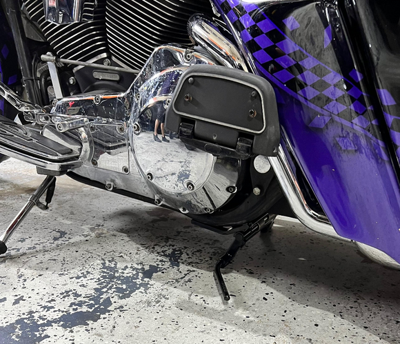 Harley Adjustable Manual Center Stand - Backyard Air Suspension & Innovations, LLC.