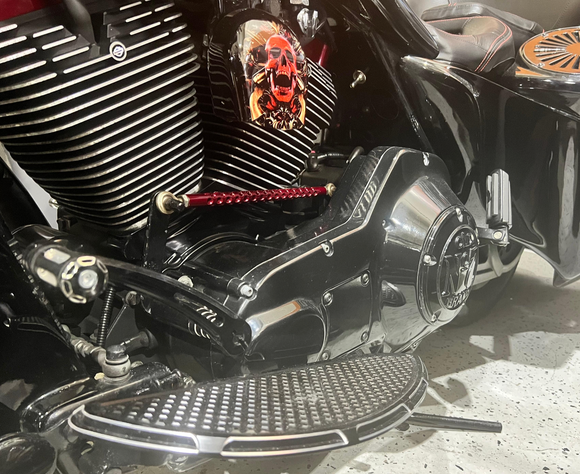 Harley Adjustable Manual Center Stand - Backyard Air Suspension & Innovations, LLC.