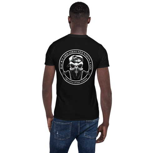 BAS Logo Short-Sleeve Men's T-Shirt - Backyard Air Suspension & Innovations, LLC.