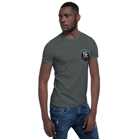 BAS Logo Short-Sleeve Men's T-Shirt - Backyard Air Suspension & Innovations, LLC.