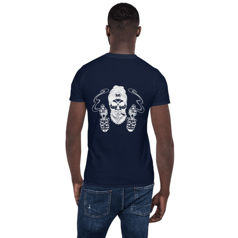 BAS Bearded with Guns Men's T-Shirt - Backyard Air Suspension & Innovations, LLC.