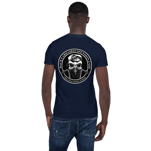 BAS Logo Short-Sleeve Men's T-Shirt - Backyard Air Suspension & Innovations, LLC.