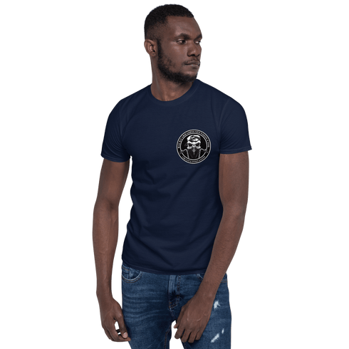 BAS Logo Short-Sleeve Men's T-Shirt - Backyard Air Suspension & Innovations, LLC.