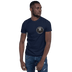 BAS Logo Short-Sleeve Men's T-Shirt - Backyard Air Suspension & Innovations, LLC.