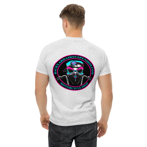 BAS South Beach Colors Men's T-Shirt - Backyard Air Suspension & Innovations, LLC.