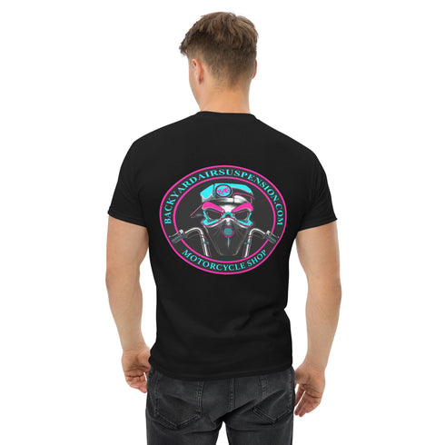 BAS South Beach Colors Men's T-Shirt - Backyard Air Suspension & Innovations, LLC.