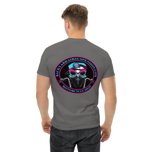 BAS South Beach Colors Men's T-Shirt - Backyard Air Suspension & Innovations, LLC.