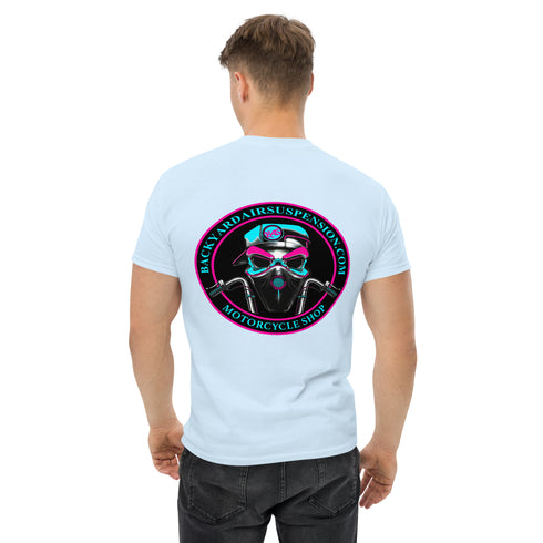 BAS South Beach Colors Men's T-Shirt - Backyard Air Suspension & Innovations, LLC.