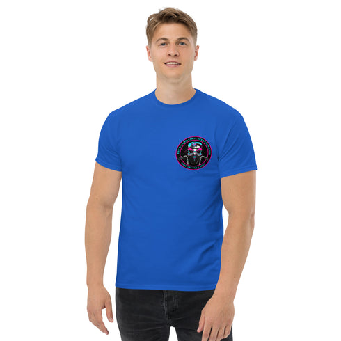 BAS South Beach Colors Men's T-Shirt - Backyard Air Suspension & Innovations, LLC.