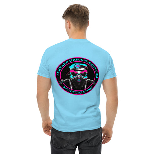 BAS South Beach Colors Men's T-Shirt - Backyard Air Suspension & Innovations, LLC.