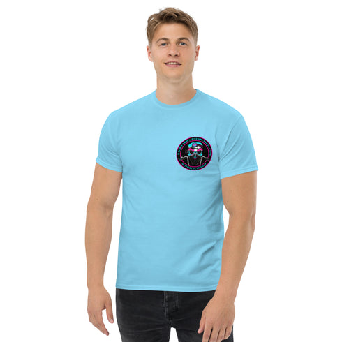BAS South Beach Colors Men's T-Shirt - Backyard Air Suspension & Innovations, LLC.