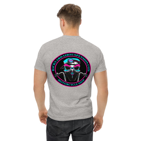 BAS South Beach Colors Men's T-Shirt - Backyard Air Suspension & Innovations, LLC.