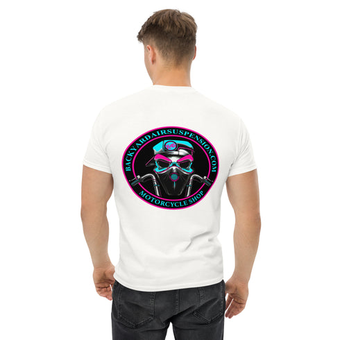 BAS South Beach Colors Men's T-Shirt - Backyard Air Suspension & Innovations, LLC.