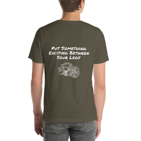 BAS Put Something Exciting Between Your Legs Men's T-Shirt - Backyard Air Suspension & Innovations, LLC.
