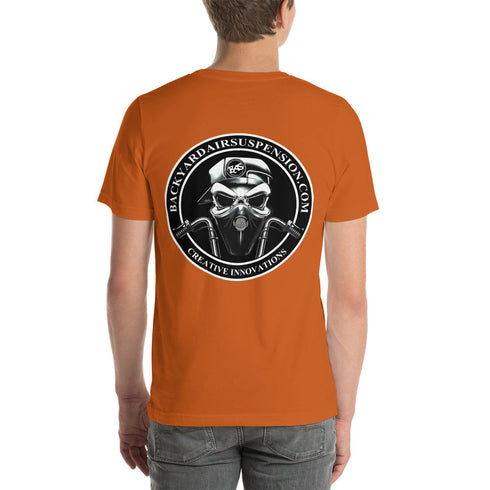 BAS Logo Multi-Color Short-Sleeve Men's T-Shirt - Backyard Air Suspension & Innovations, LLC.